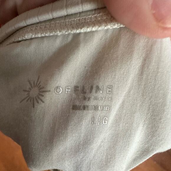 Aerie Offline Ribbed Cropped Top- Like New - Picture 2 of 2